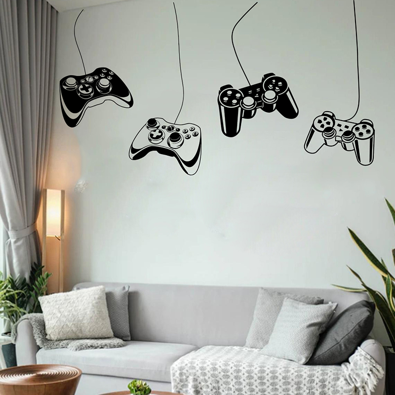 Home Decor Xbox Games - Large Hang Game Controller Wall Sticker