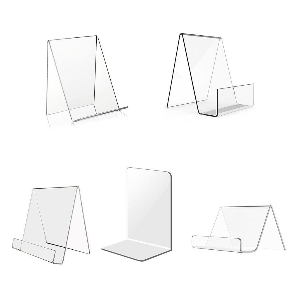 Aesthetic Bookend - High Quality Acrylic Book Holder Multi