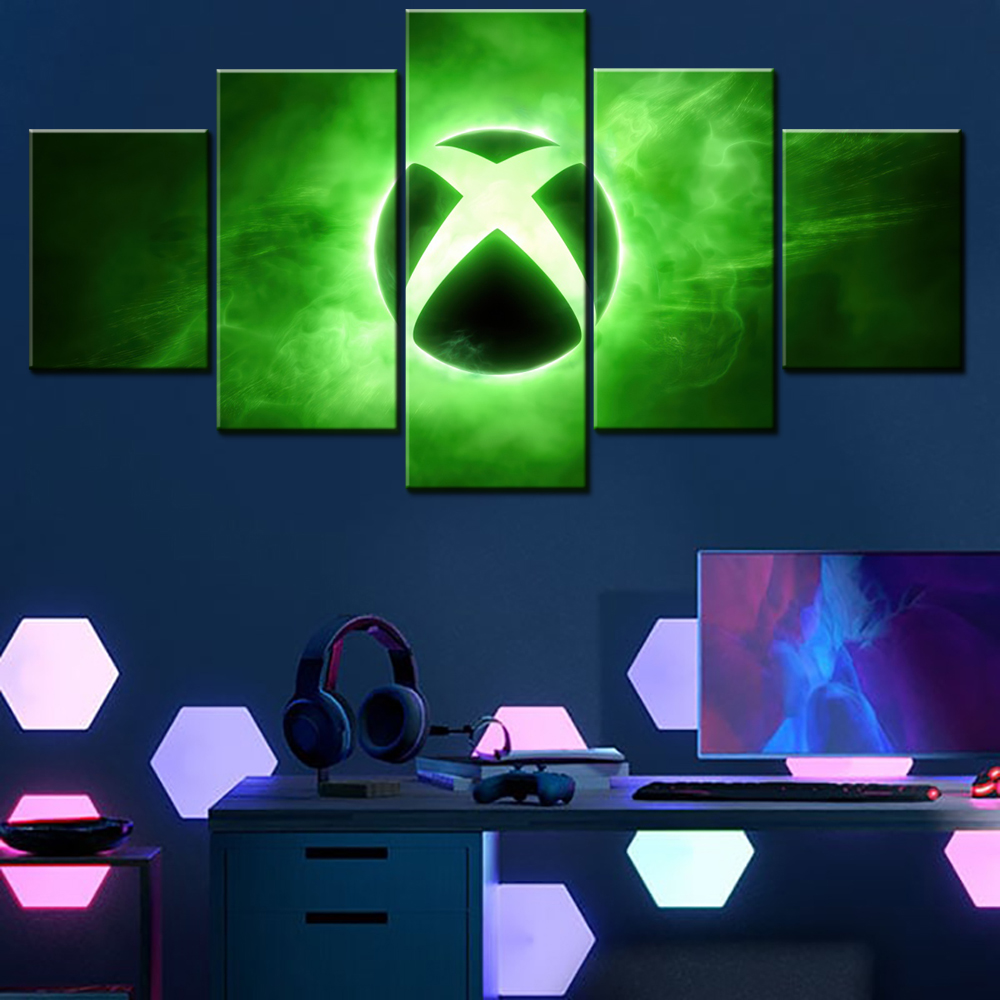 Home Decor Xbox Games - 5 Pieces Canvas Wall Arts Poster