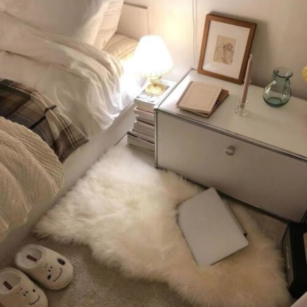 Cowhide Rug Faux - Soft Faux Fluffy Shaggy Rug Artificial