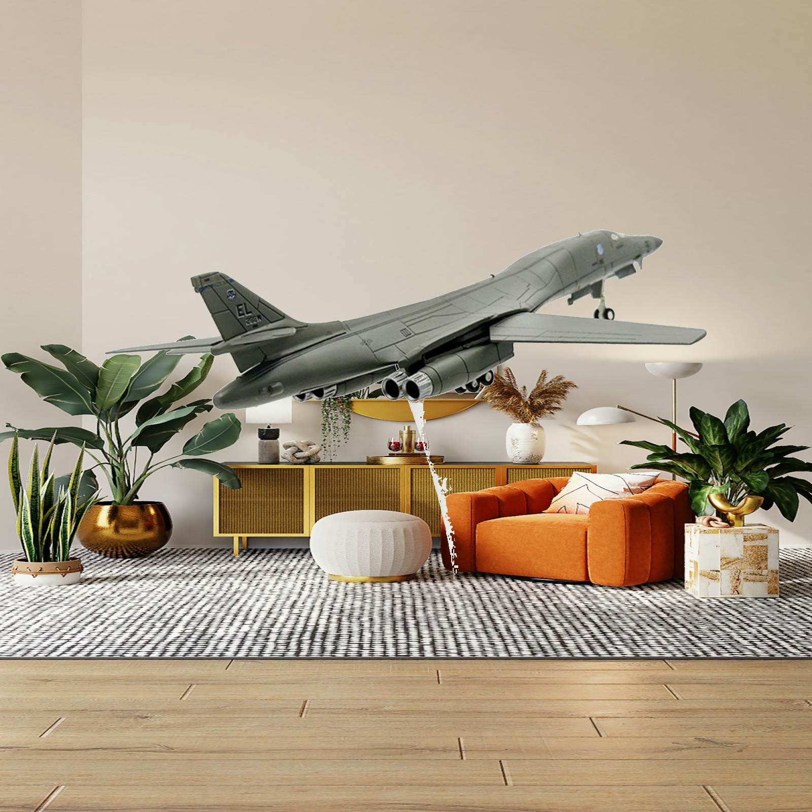Home Decor Usa - 1/200 USA B-1B Bomber Adults Gifts