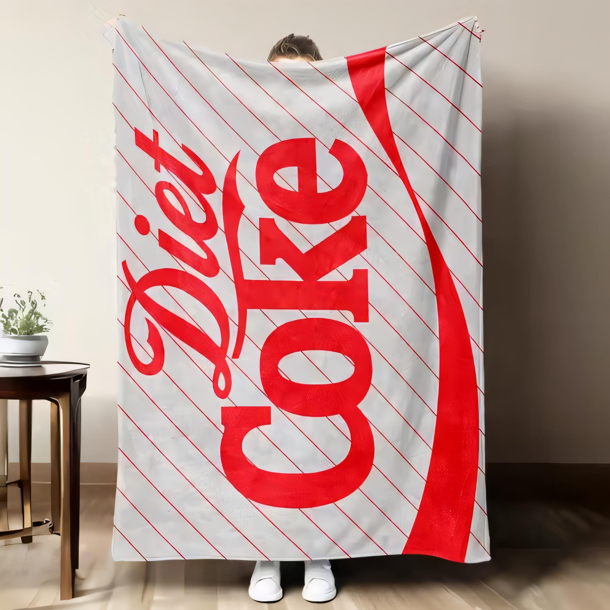 Home Decor Logo Design - Diet Coke Logo Blanket Soft Cozy