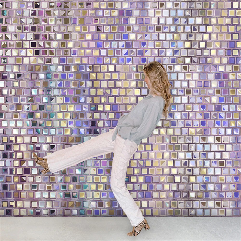 Home Decor Online Shop - Custom Colored mosaic wallpaper milk tea