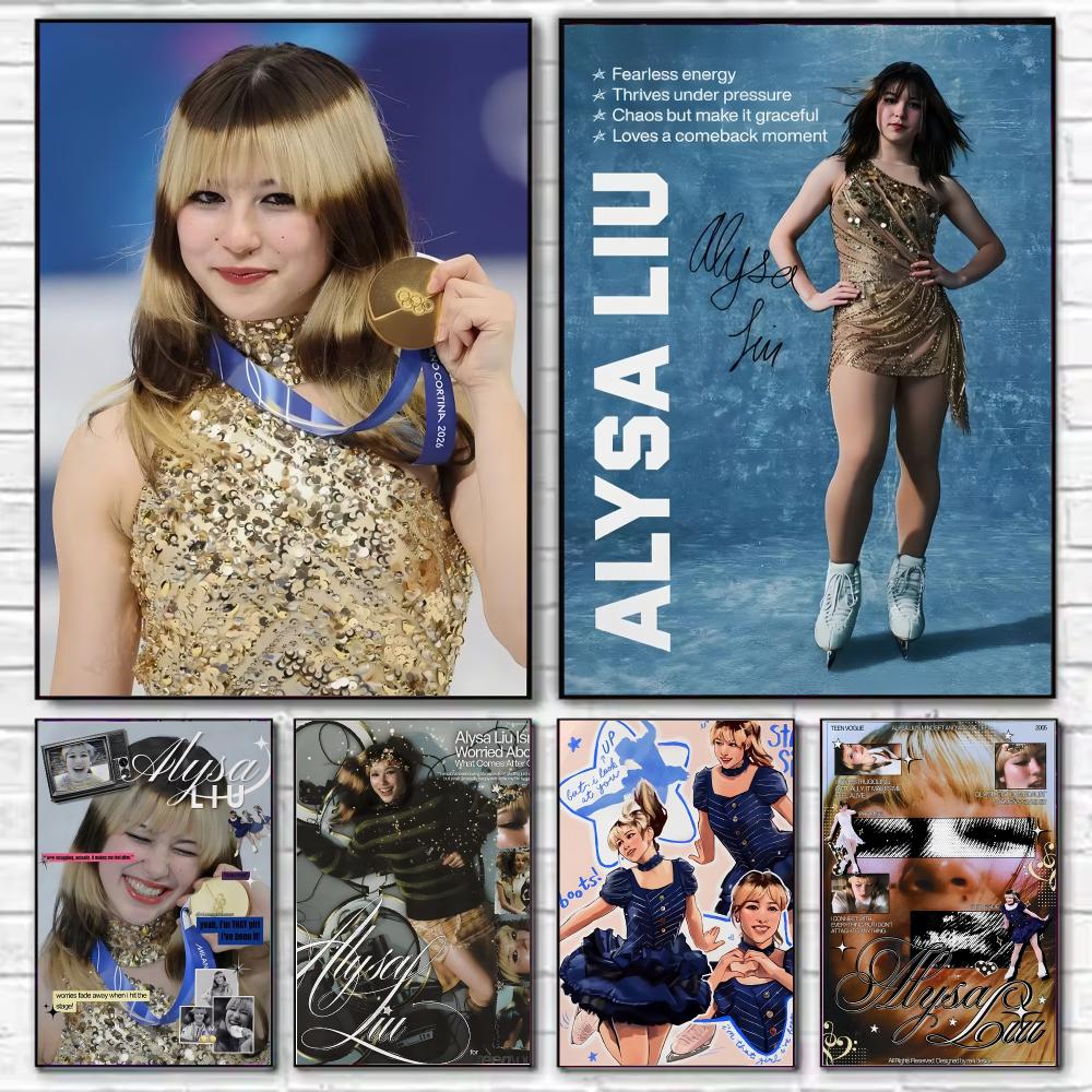 Home Decor Usa - Skater A-Alysa L-Liu Team USA Poster