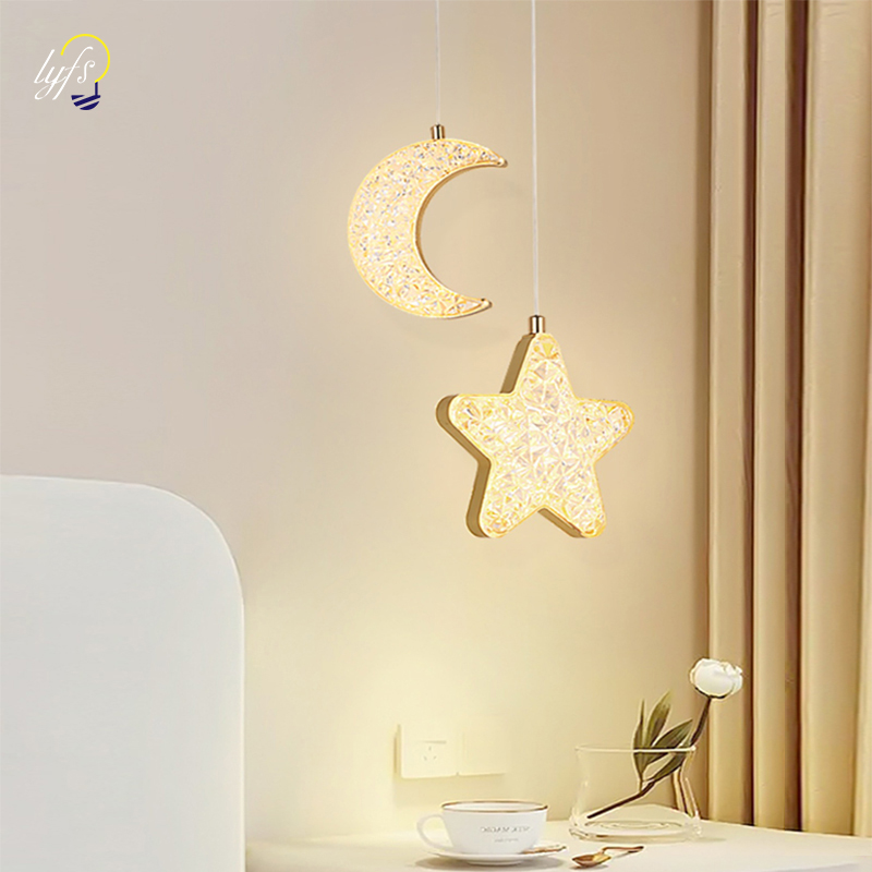 Hanging Moon Lamp - LED Pendant Light Hanging Lamp Interior