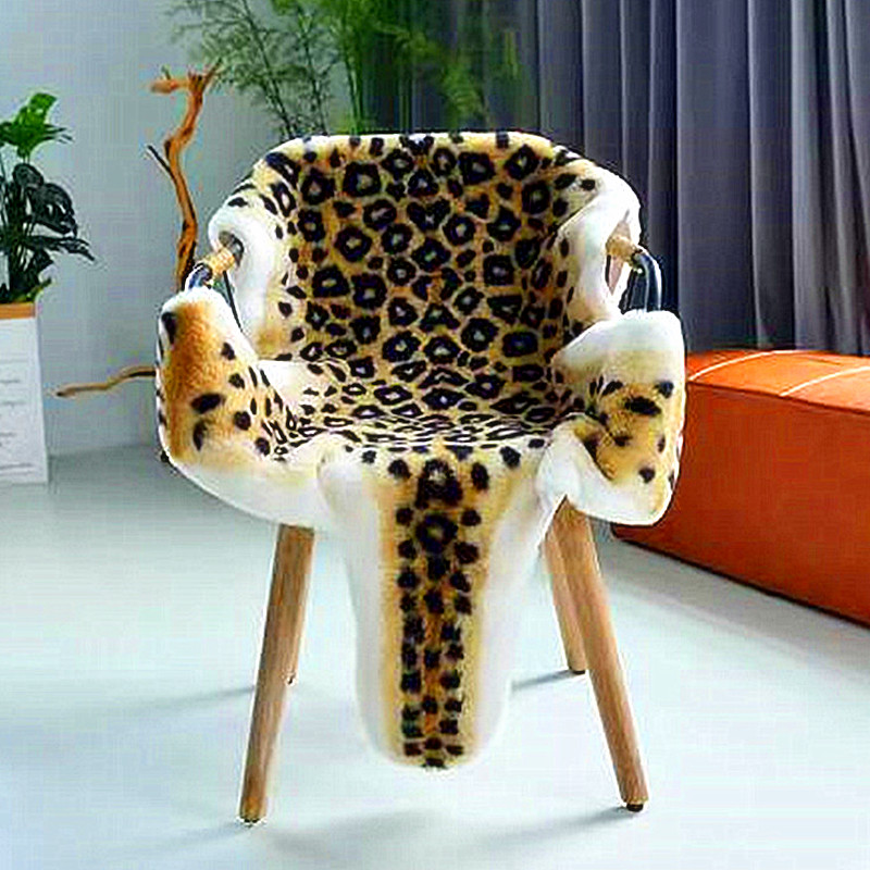 Cowhide Rug Faux - 150x100cm Leopard Print Large Faux Cowhide