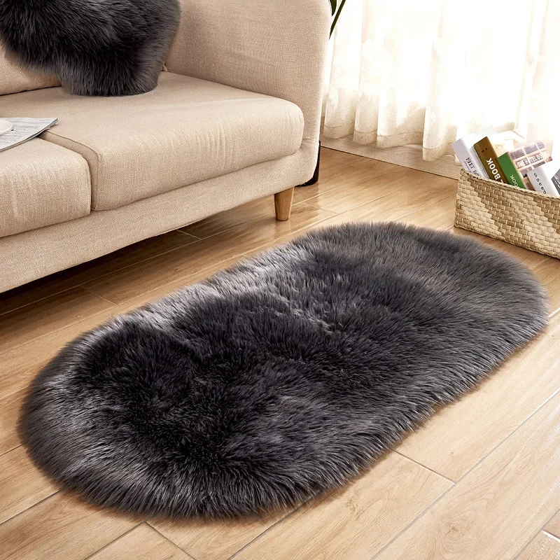 Cowhide Rug Faux - Luxury Faux Fur Rug Large Soft