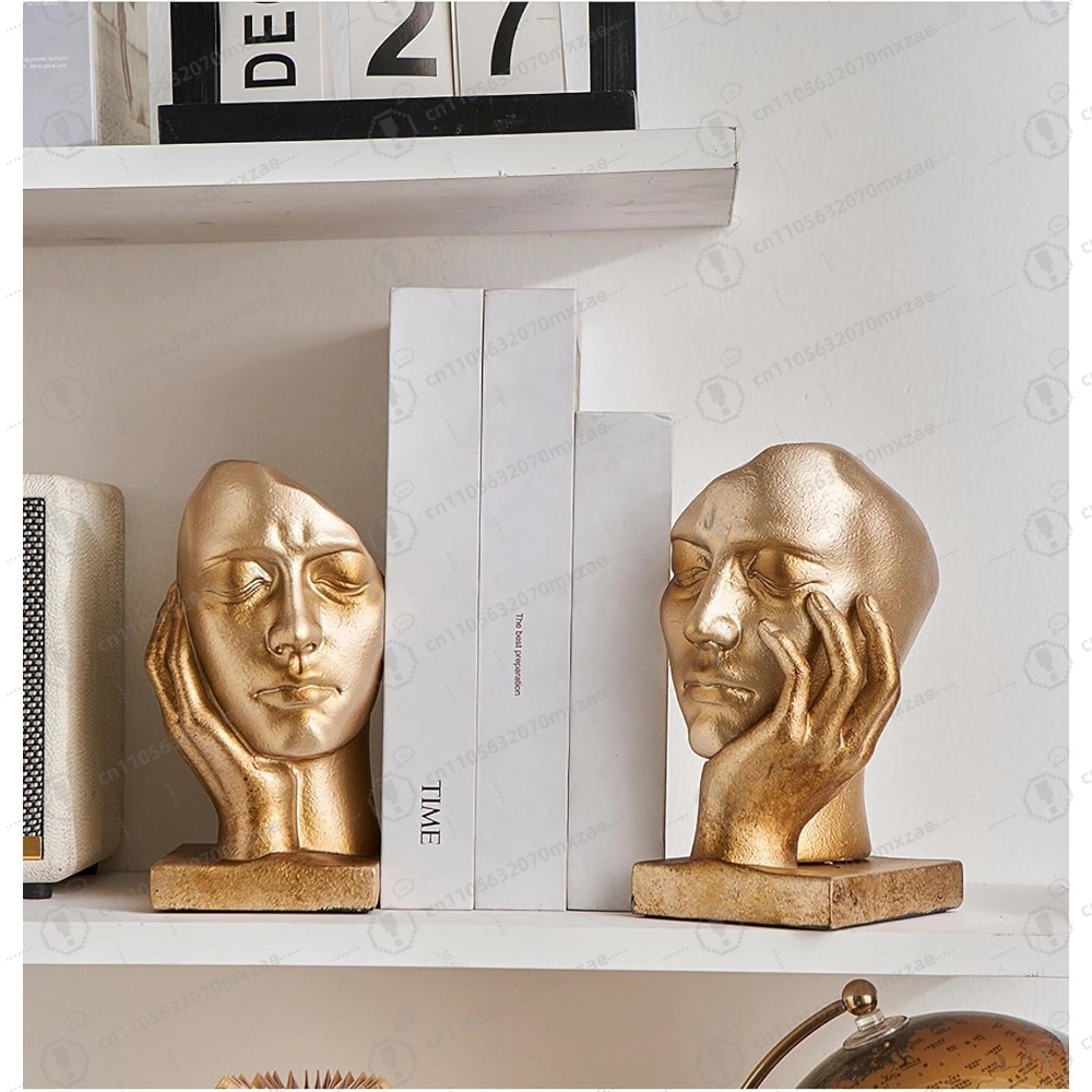 Vintage Thinker Book Ends for  - Aesthetic Bookend review and price