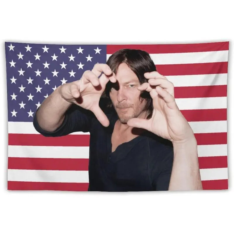 VIKAMA Daryl Dixon USA Flag Ta - Home Decor Usa review and price