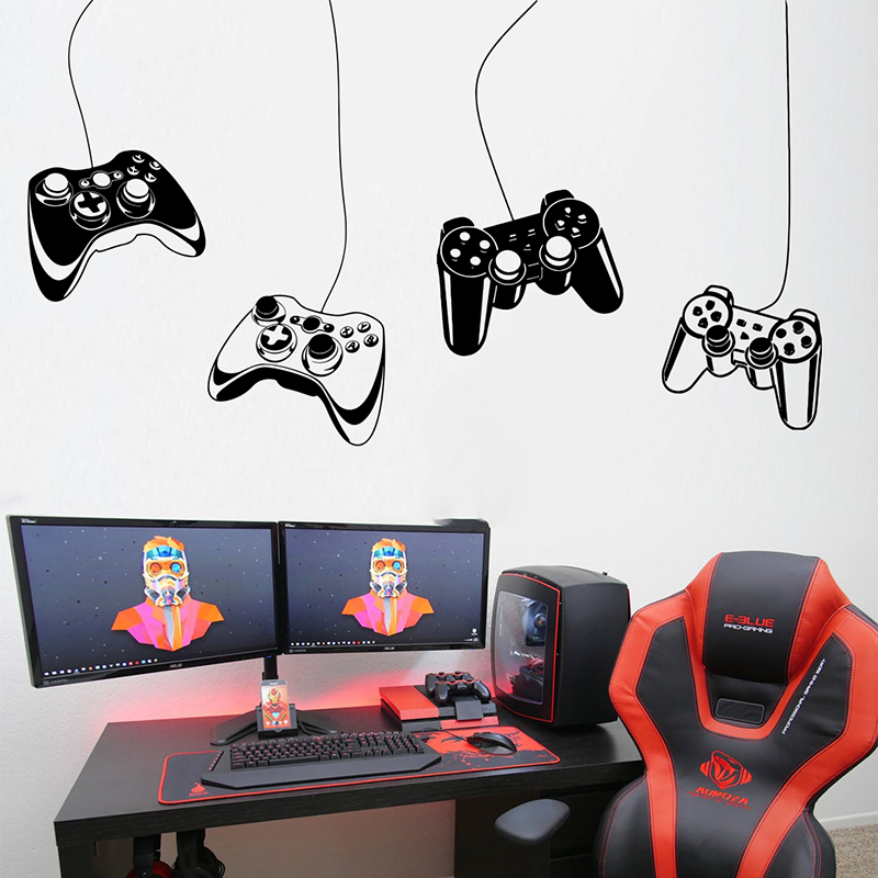 4Pcs Game Controller Wall Stic - Home Decor Xbox Games review and price