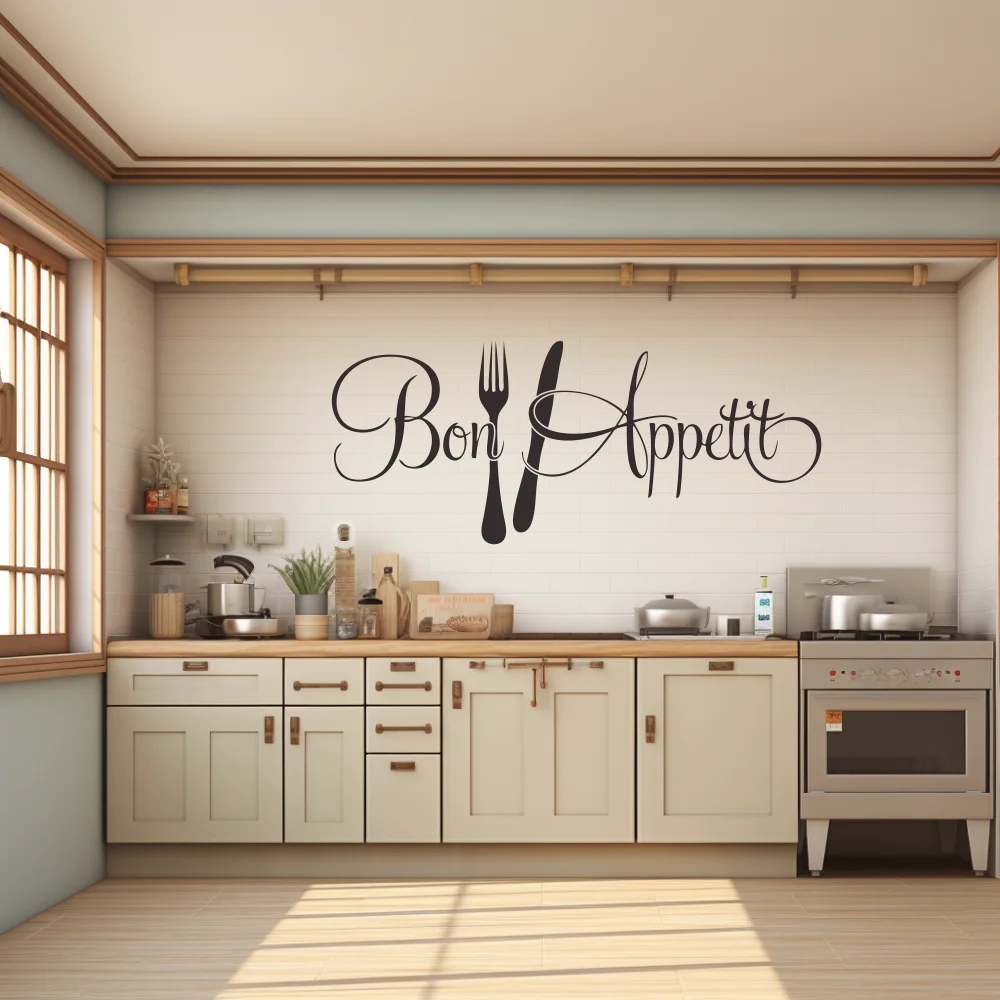 1 pc Bon Appétit with Fork and - Home Decor Free App review and price