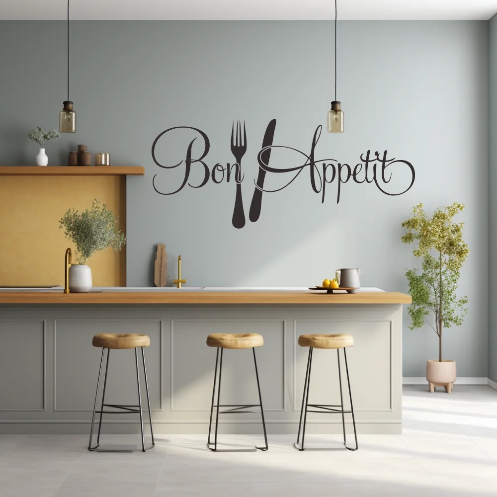 1 pc Bon Appétit with Fork and - Home Decor Free App review and price