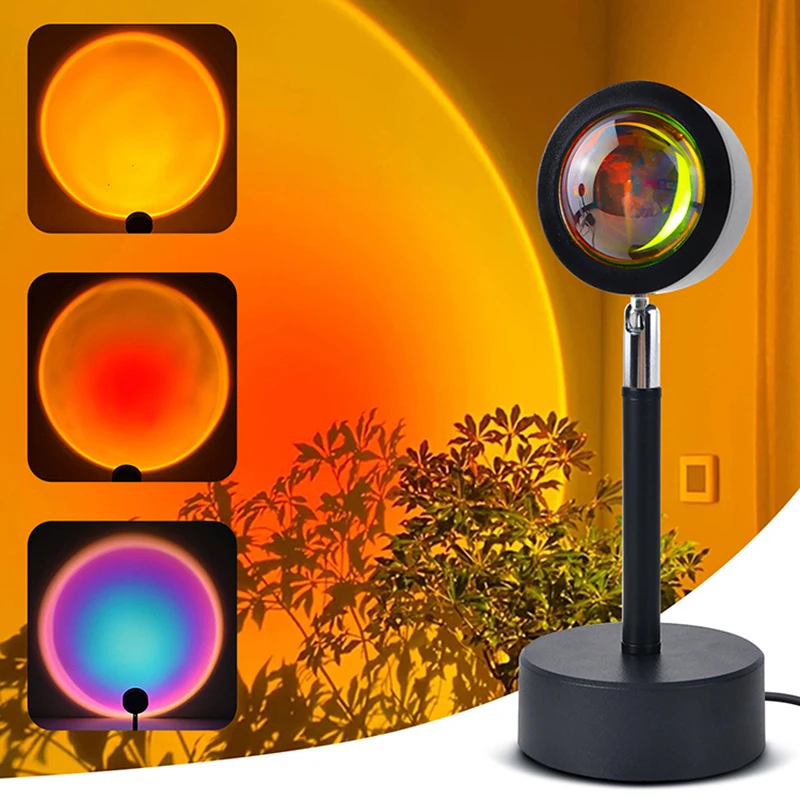 Smart LED Sunset Lamp Colorful - Home Decor Free App review and price