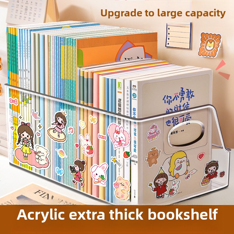 Acrylic Transparent Bookshelf  - Aesthetic Bookend review and price