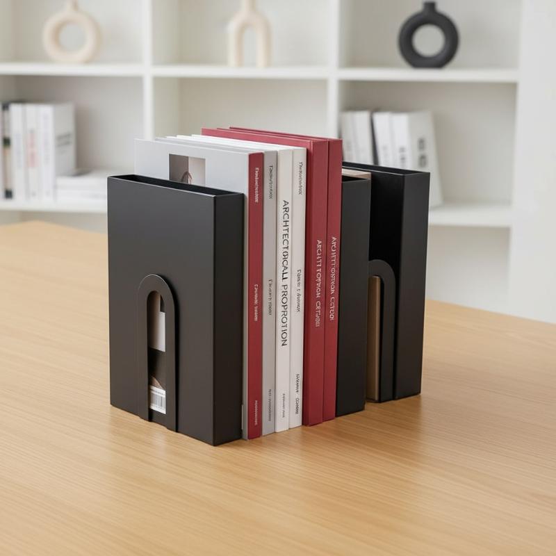 1 Pair L-shaped Iron Bookends  - Aesthetic Bookend review and price
