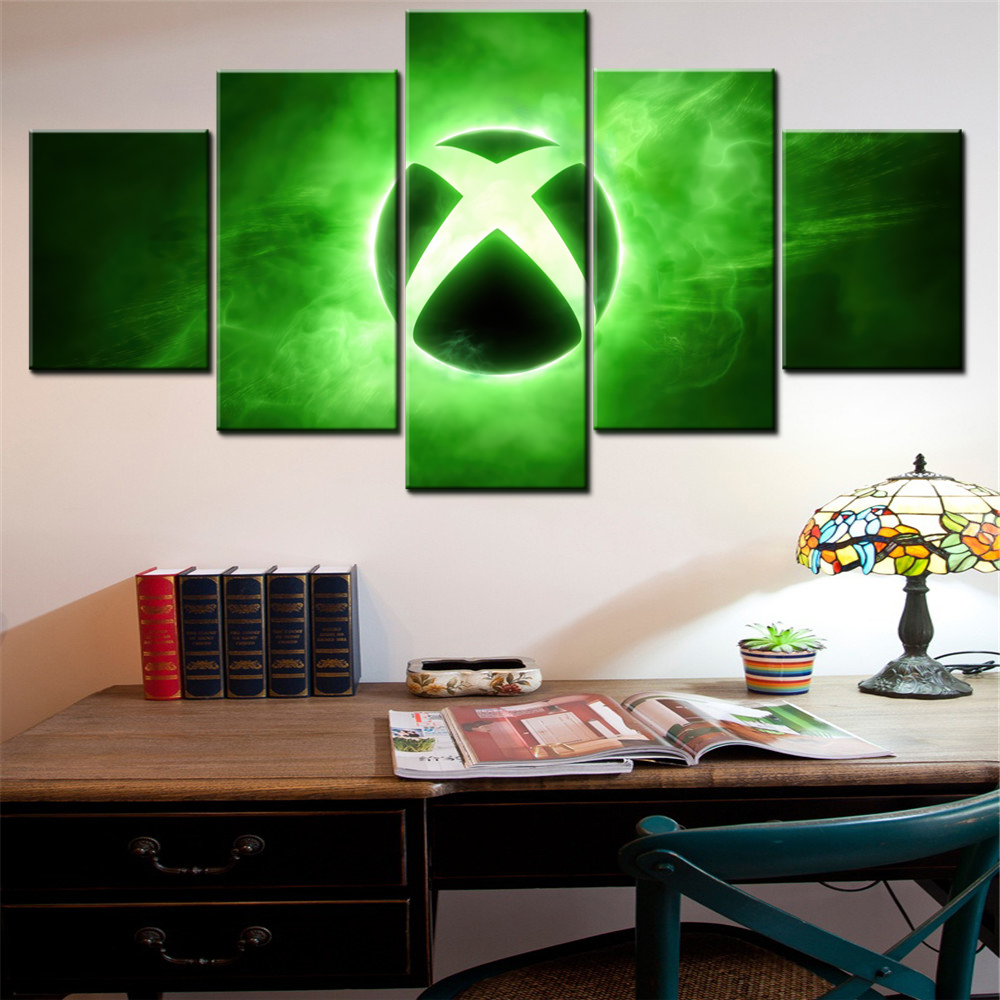 5 Pieces Canvas Wall Arts Post - Home Decor Xbox Games review and price