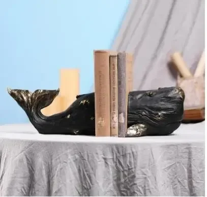 Gold Plated Whale Bookends Lib - Aesthetic Bookend review and price