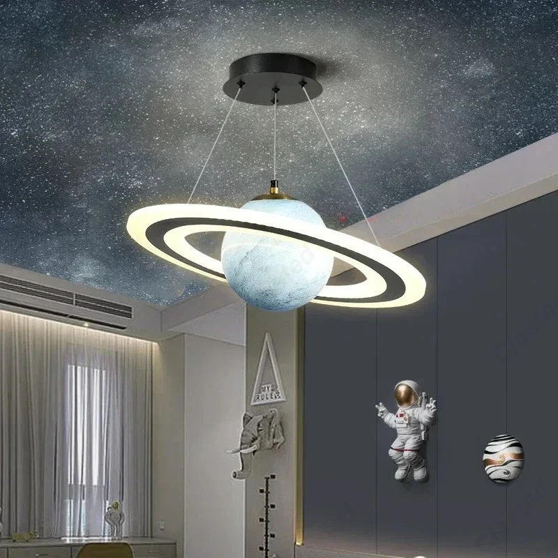 Glass Planet Pendant Lamp for  - Hanging Moon Lamp review and price