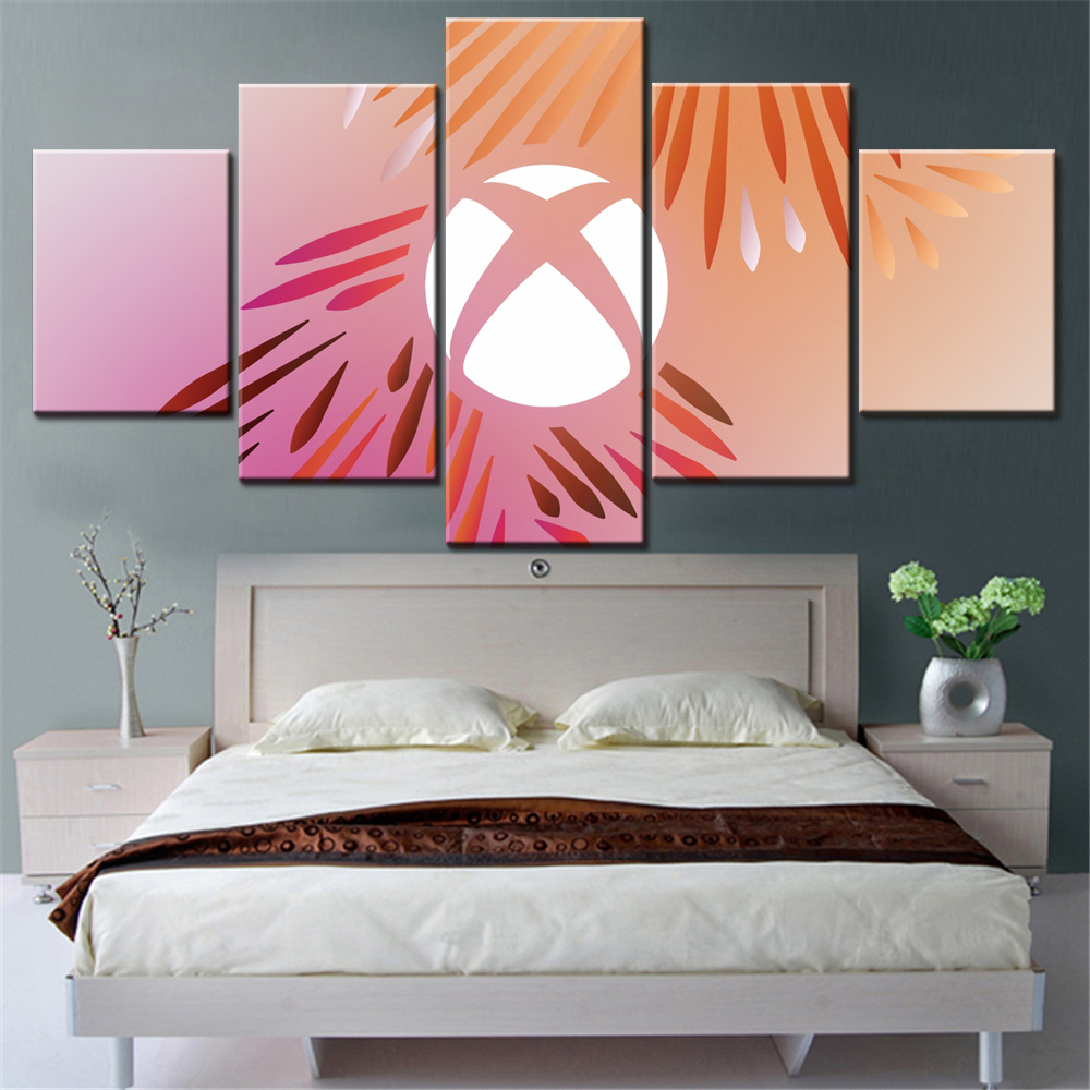 5 Pieces Canvas Wall Arts Post - Home Decor Xbox Games review and price