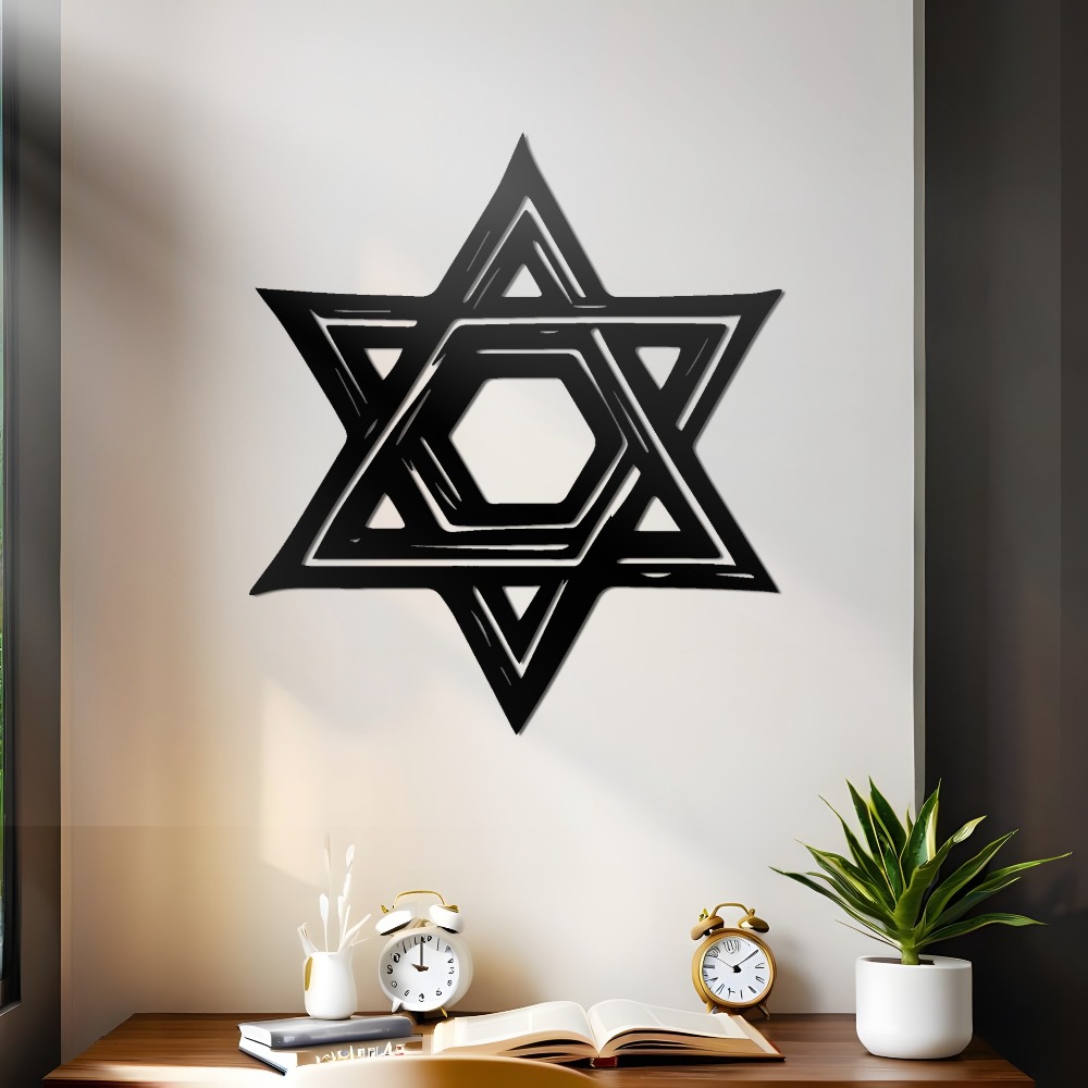 CIFBUY Iron Wall Art Star of D - Home Decor In review and price