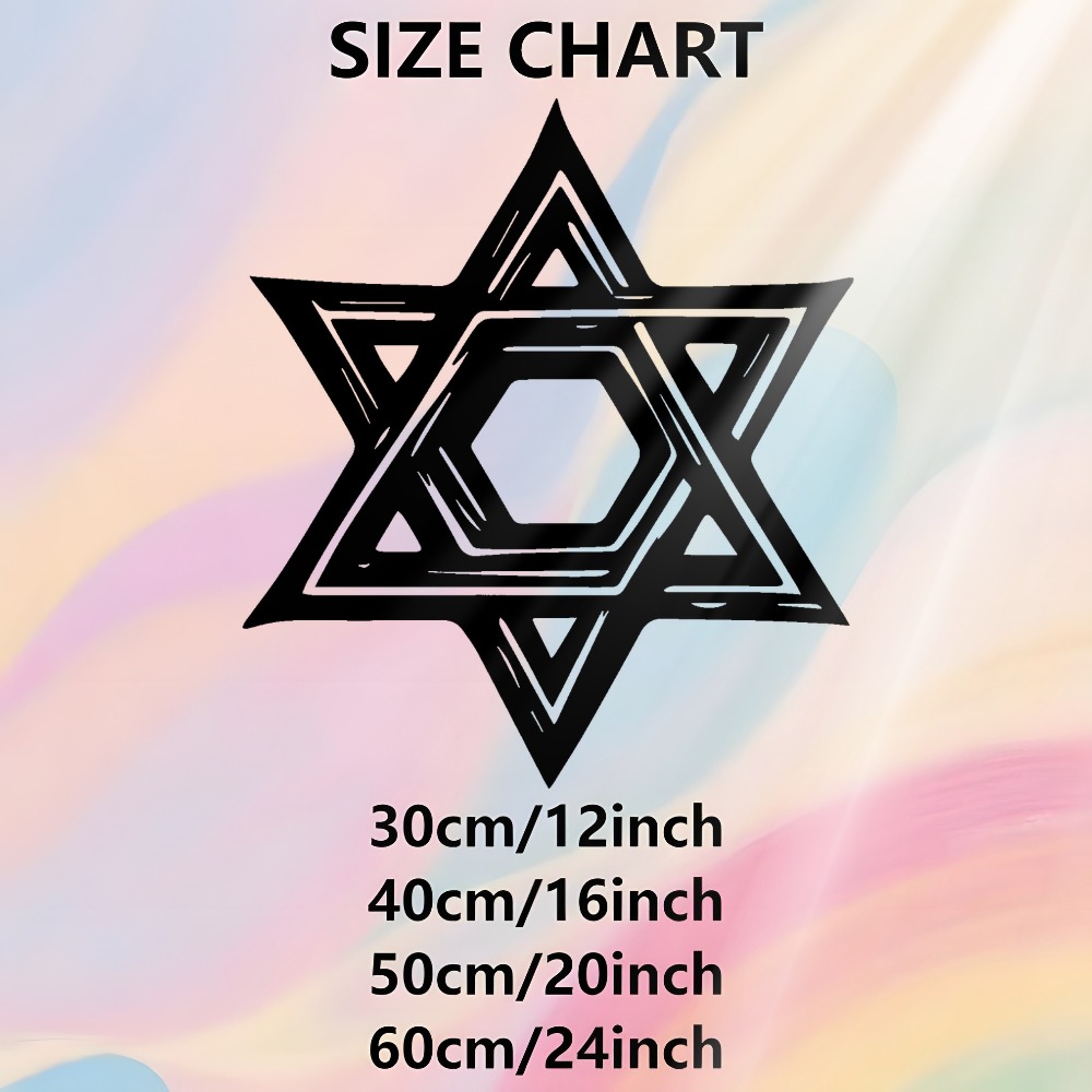 CIFBUY Iron Wall Art Star of D - Home Decor In review and price