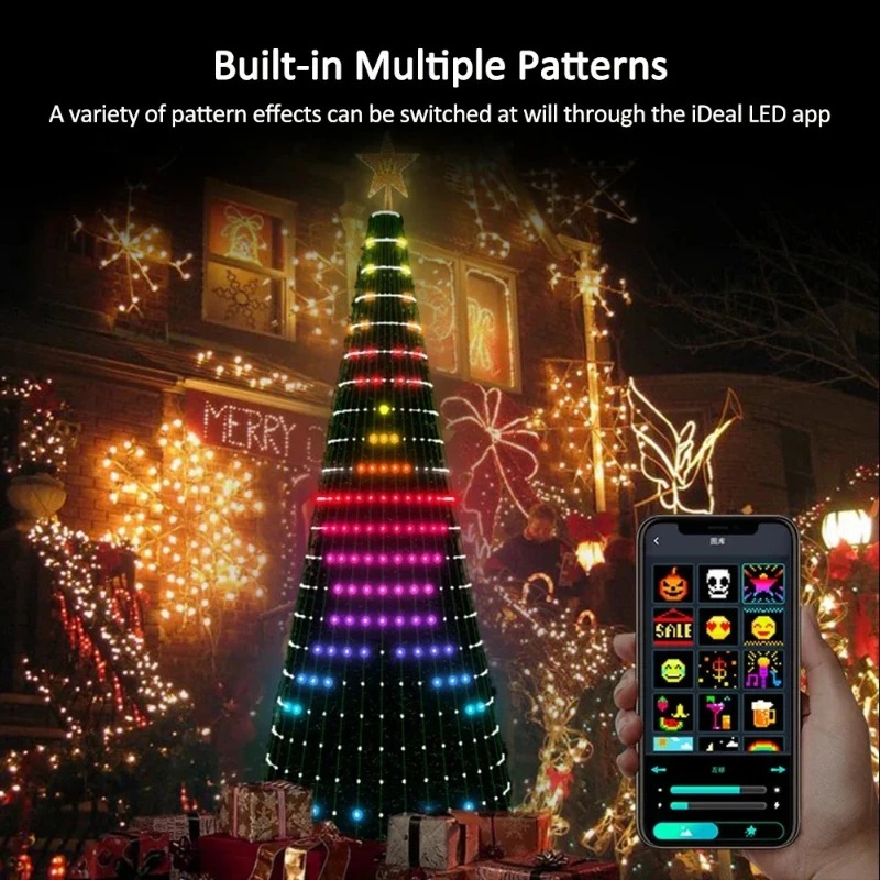Christmas Star Tree Lights RGB - Home Decor Free App review and price