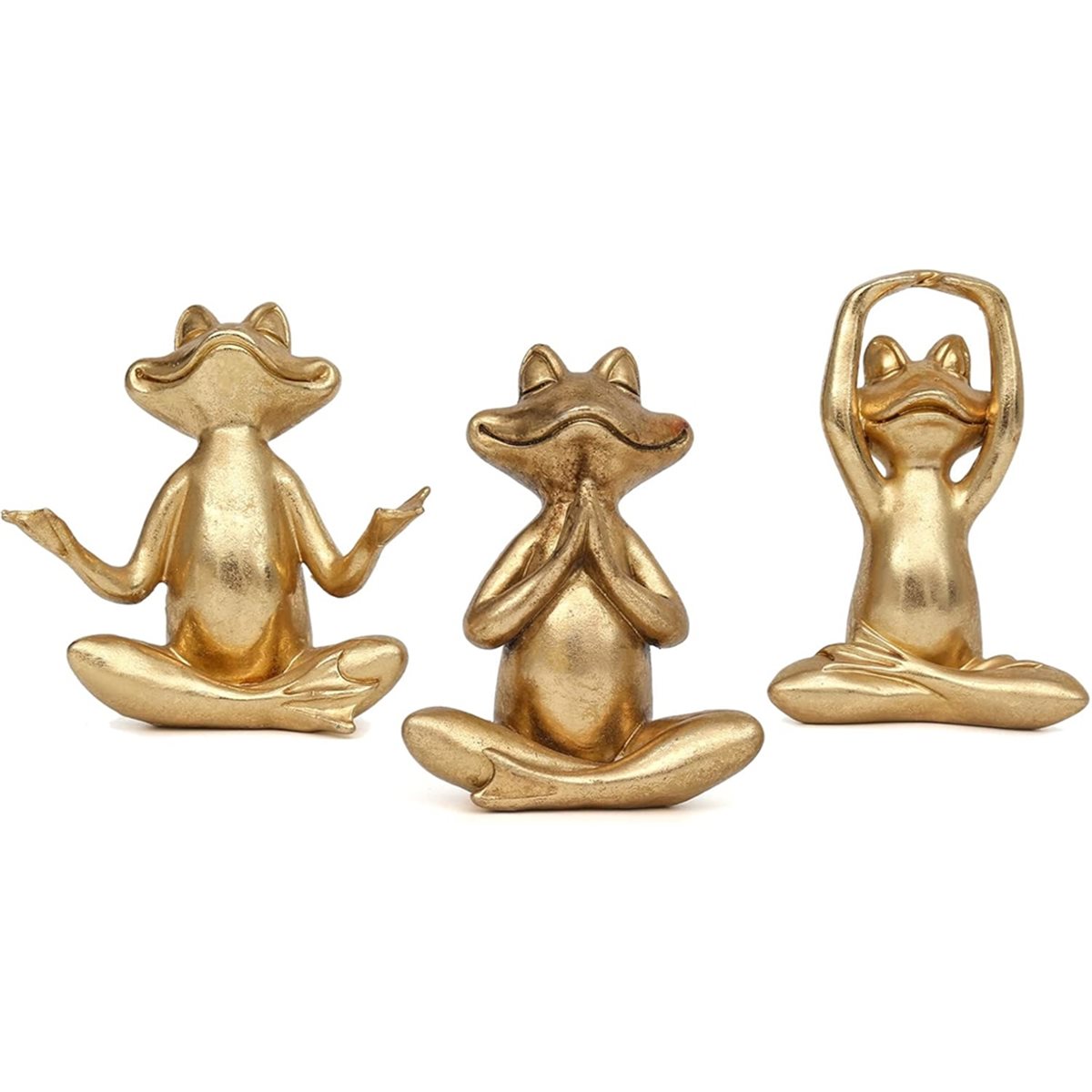 2026 Trend 3pcs Gold Frog Figu - Home Decor Trend 2026 review and price