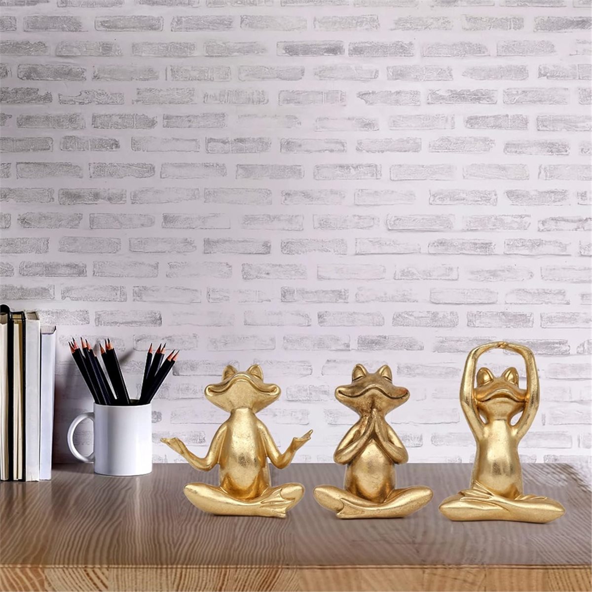 2026 Trend 3pcs Gold Frog Figu - Home Decor Trend 2026 review and price