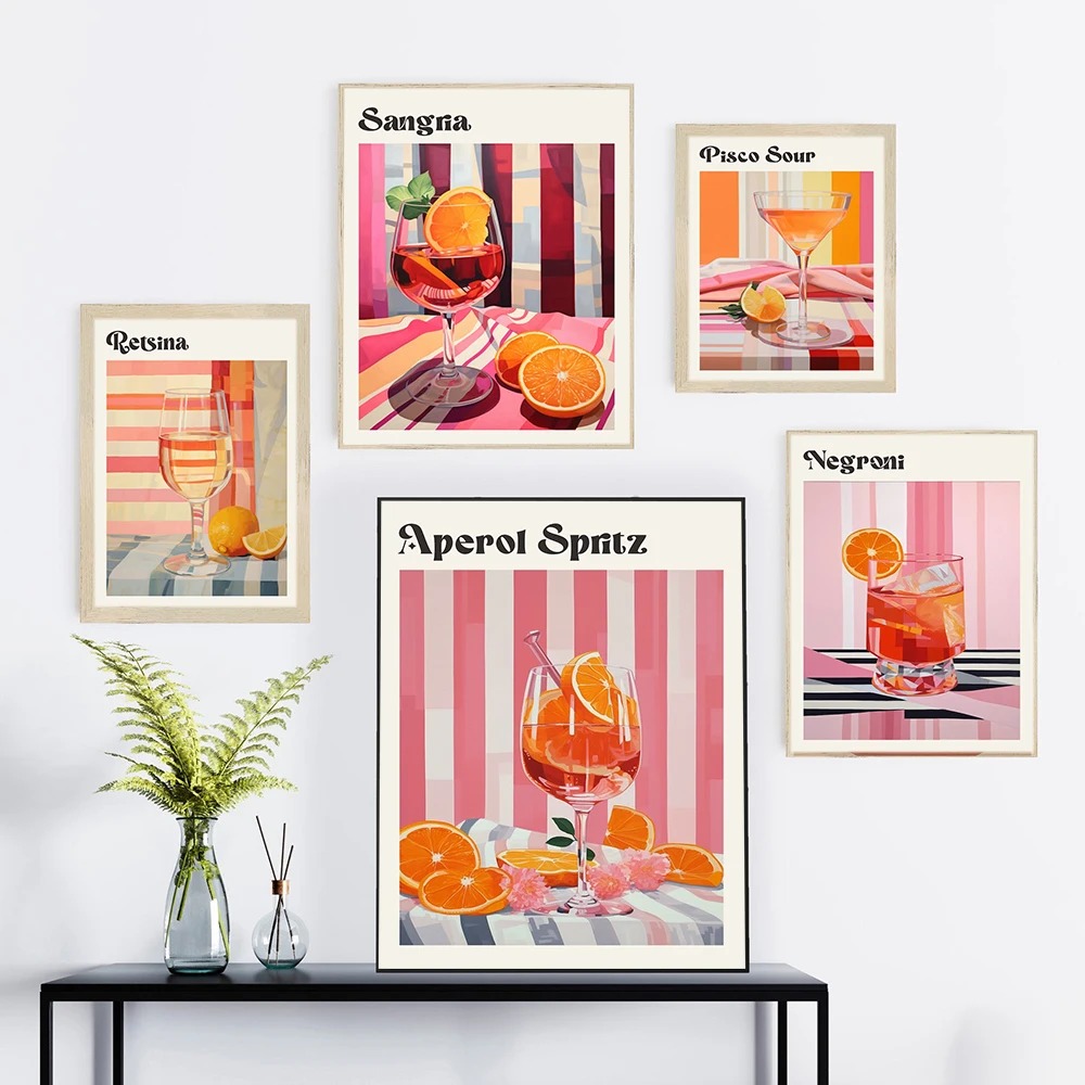 Cartoon Fruit Juice Aperol Spr - Home Decor Shop review and price