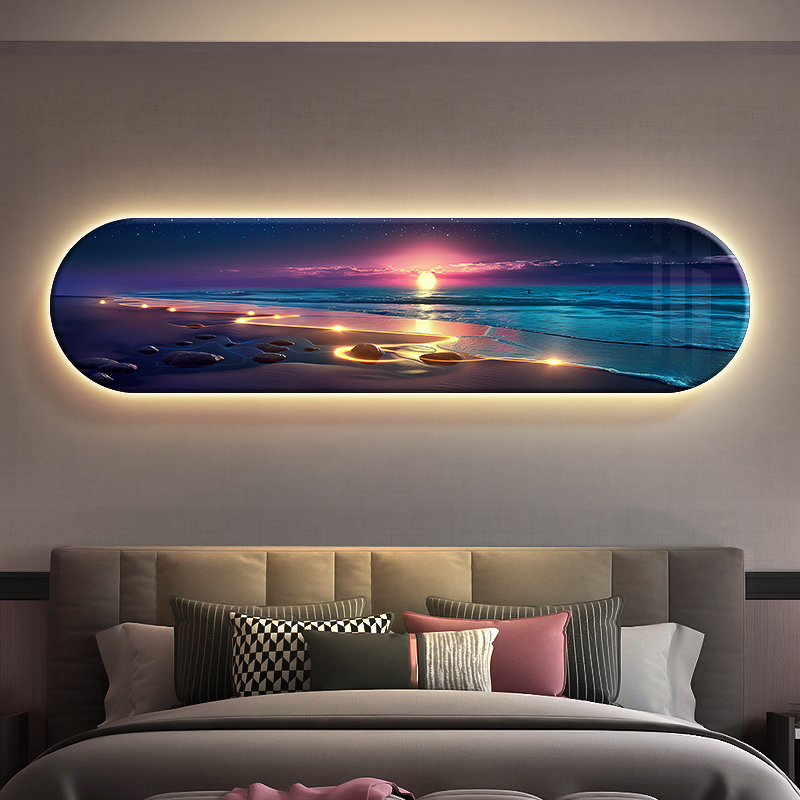 Ocean Waves Wall Lamp Entrance - Hanging Moon Lamp review and price