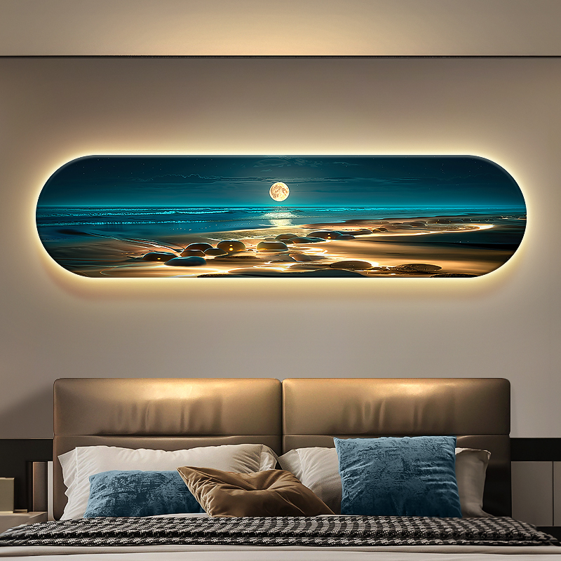 Ocean Waves Wall Lamp Entrance - Hanging Moon Lamp review and price