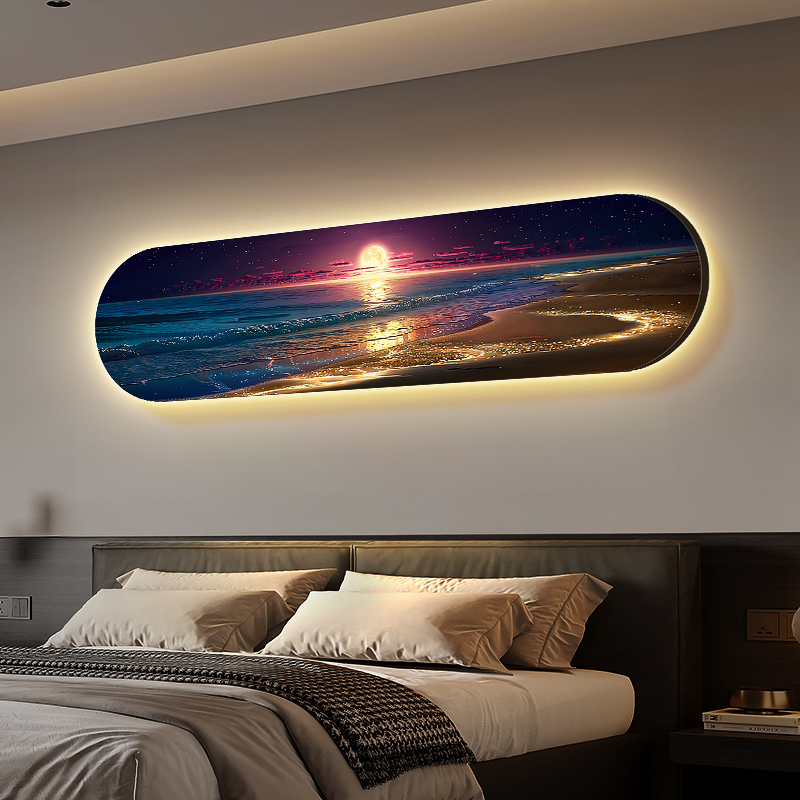 Ocean Waves Wall Lamp Entrance - Hanging Moon Lamp review and price