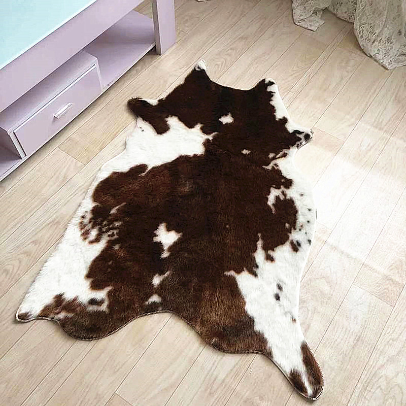 Tiger Printed Rug Cow Leopard  - Cowhide Rug Faux review and price