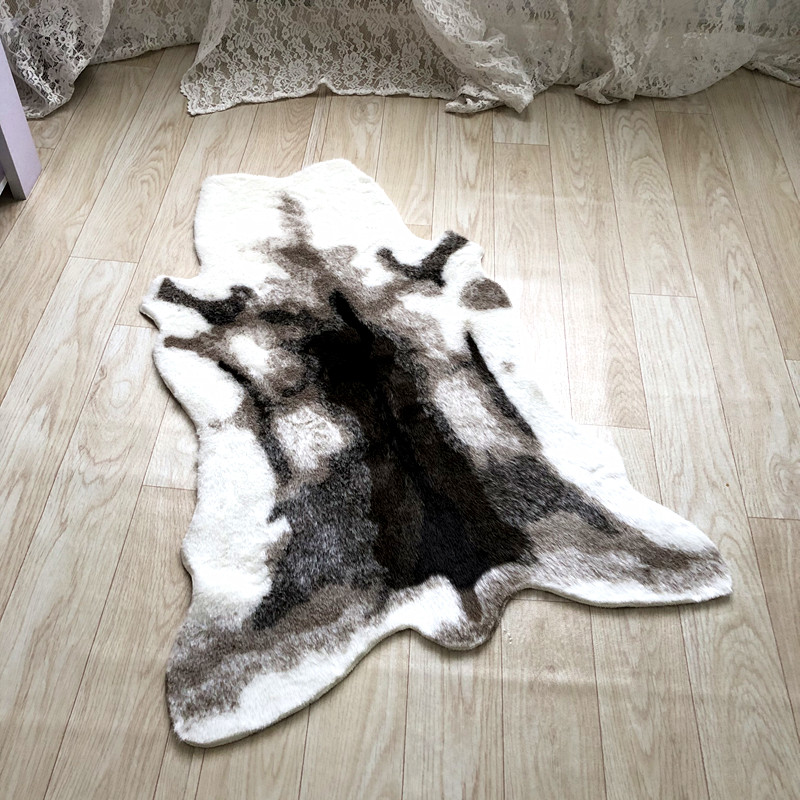 Tiger Printed Rug Cow Leopard  - Cowhide Rug Faux review and price