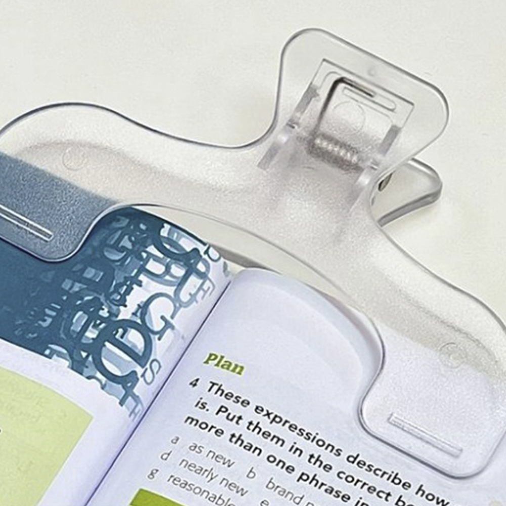 1PC Transparent Plastic Book H - Aesthetic Bookend review and price