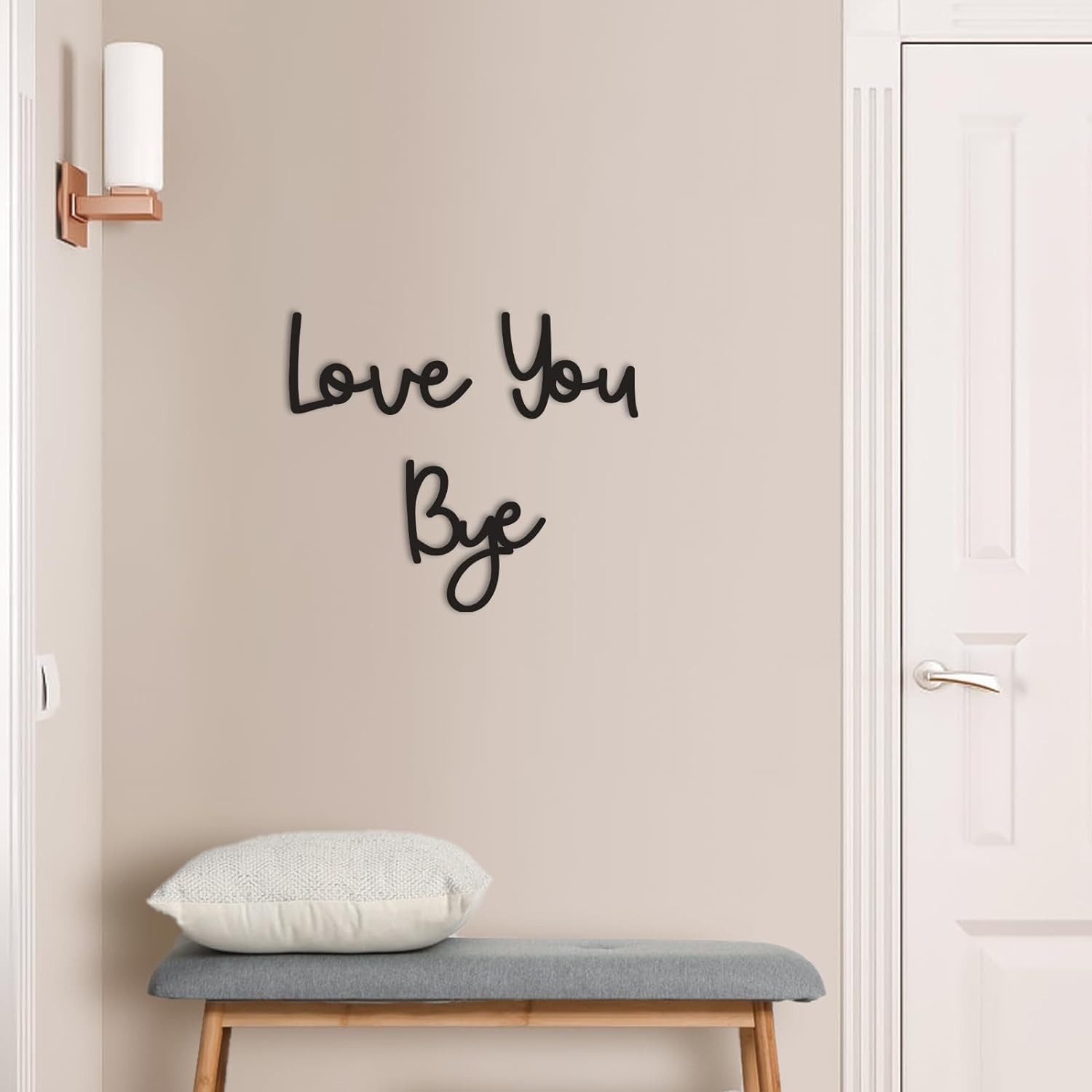 Love You Bye Wood Sign Home De - Home Decor Express review and price