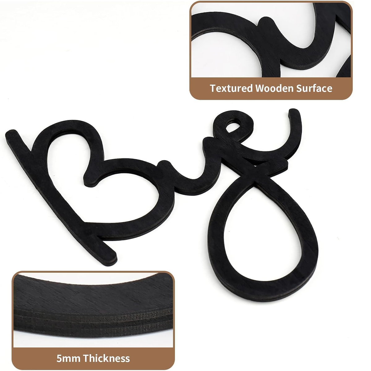 Love You Bye Wood Sign Home De - Home Decor Express review and price