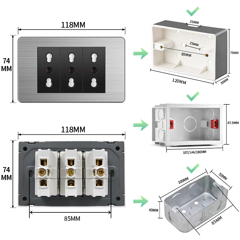 ELEGAN Black Stainless Panel I - Home Decor Outlet review and price