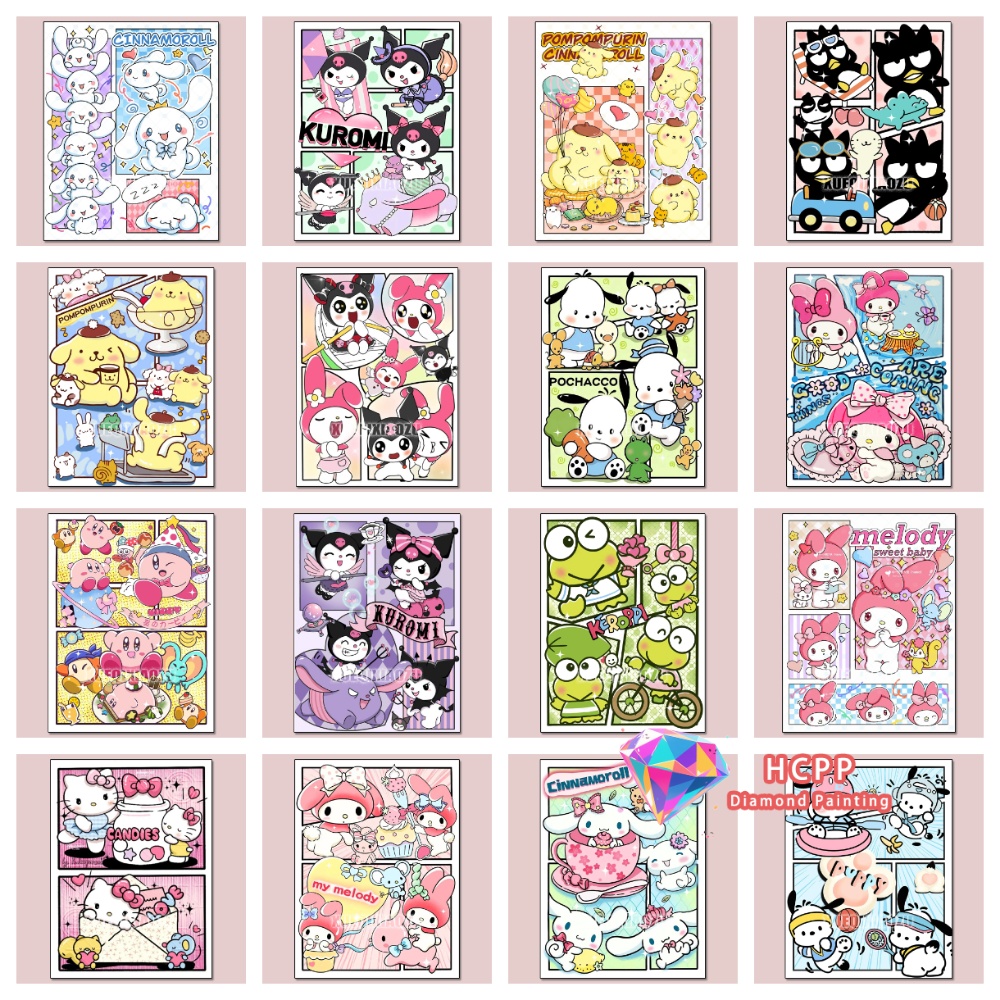 Kuromi Hello Kitty Diamond Pai - Home Decor Korea review and price