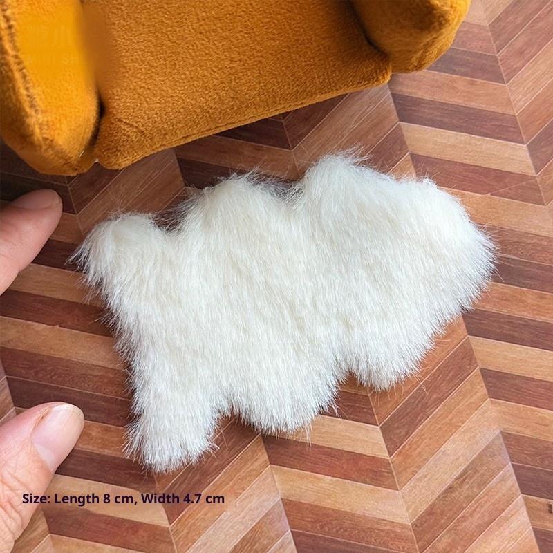 1/12 Dollhouse Imitation Sheep - Cowhide Rug Faux review and price