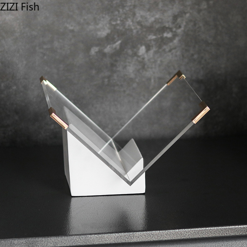 Marble Acrylic Magazine Rack D - Aesthetic Bookend review and price