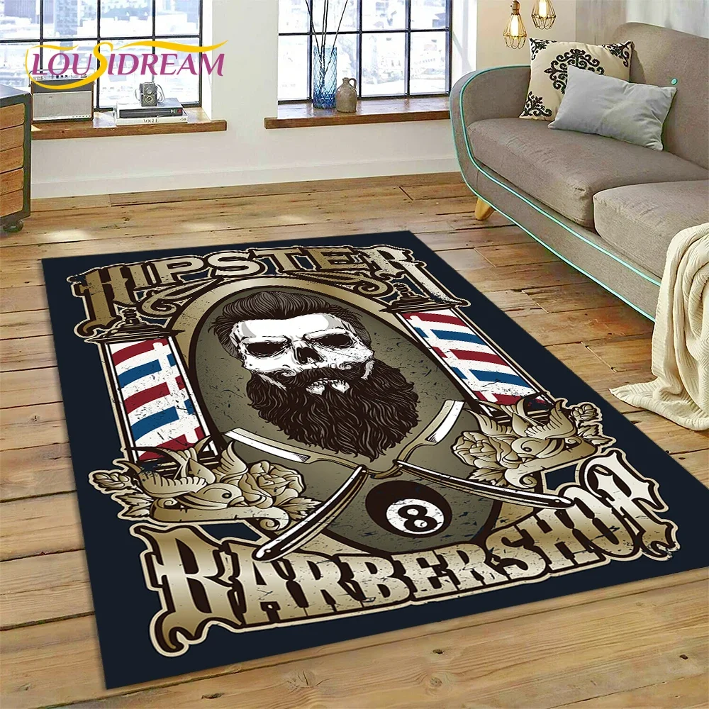 Fashion Barber Shop Logo Skull - Home Decor Online Shop review and price