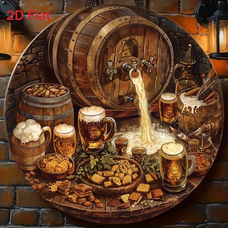 1Pc Round 2D Flat Aluminum Sig - Home Decor Korea review and price