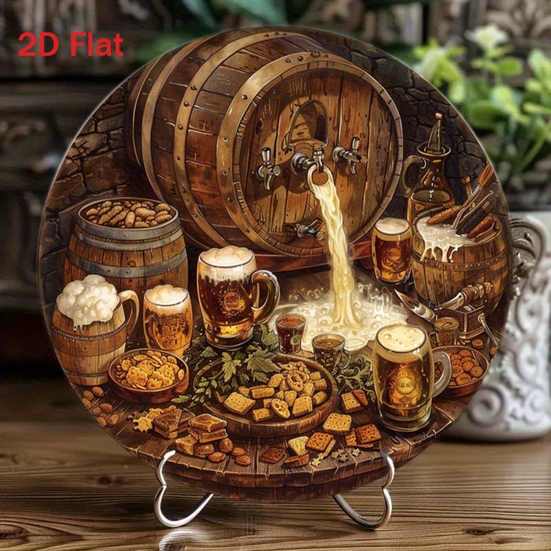 1Pc Round 2D Flat Aluminum Sig - Home Decor Korea review and price
