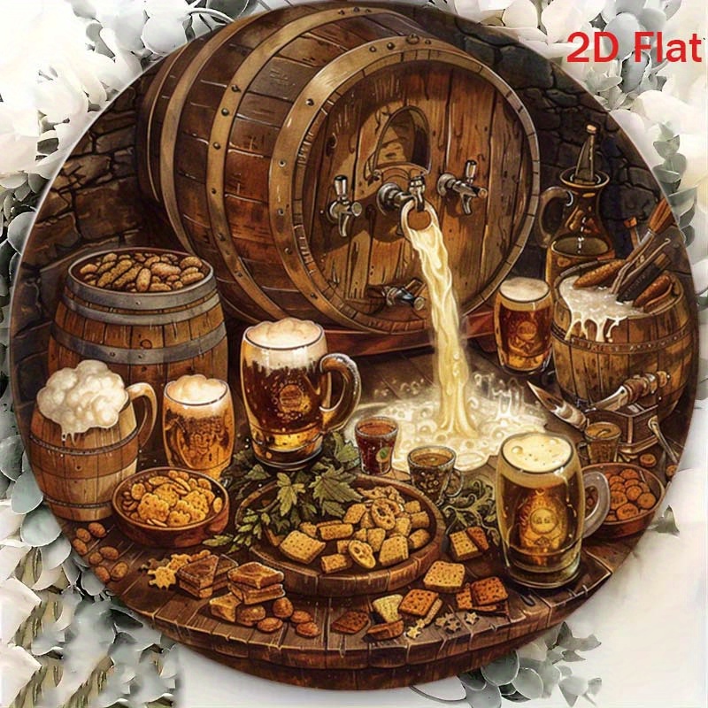 1Pc Round 2D Flat Aluminum Sig - Home Decor Korea review and price