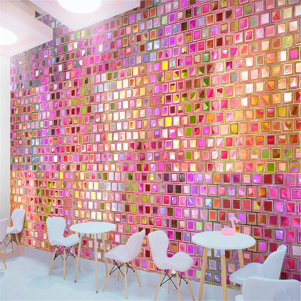 Custom Colored mosaic wallpape - Home Decor Online Shop review and price