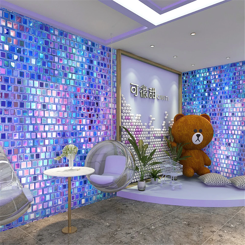 Custom Colored mosaic wallpape - Home Decor Online Shop review and price