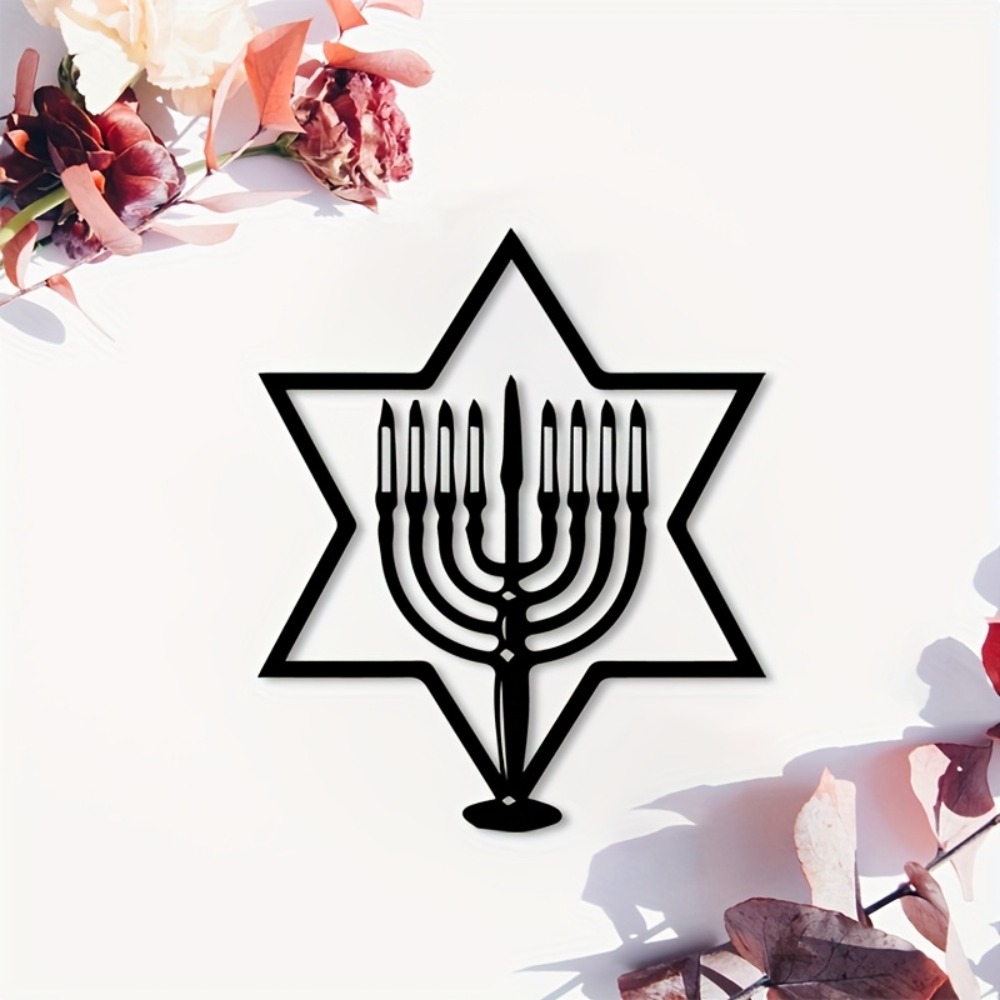 CIFBUY Metal Wall Art Menorah  - Home Decor In review and price