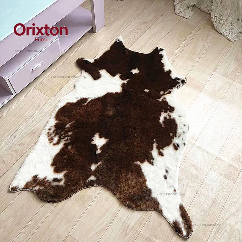 Tiger Printed Rug Cow Leopard  - Cowhide Rug Faux review and price