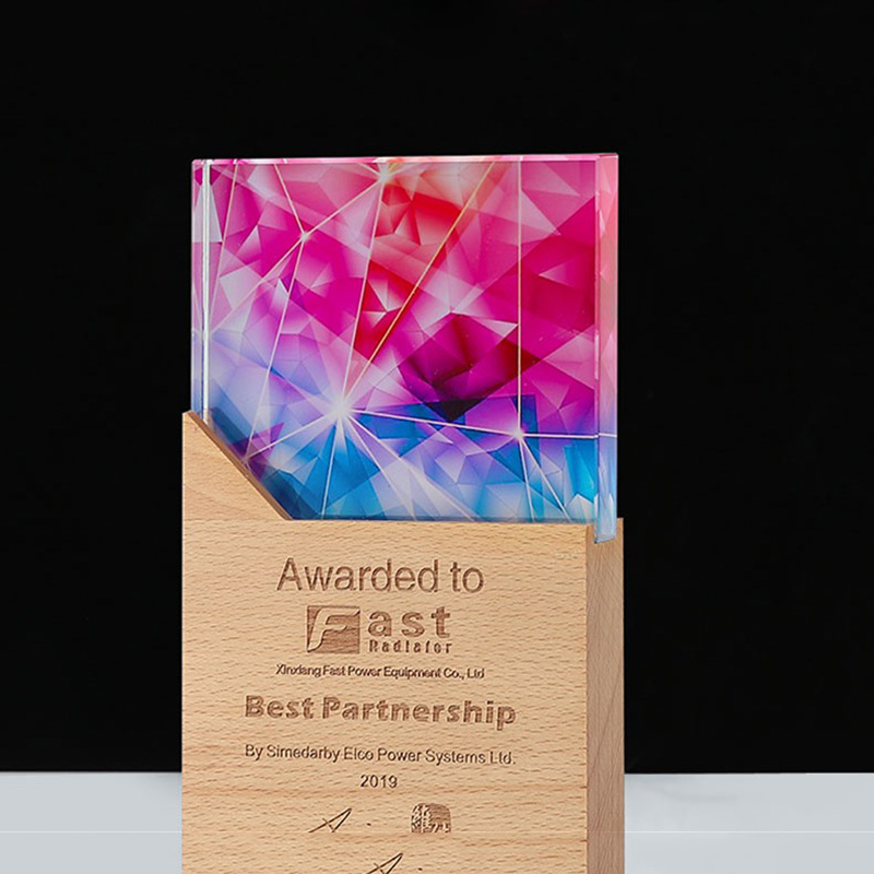 New Design Solid Wood Crystal  - Home Decor Logo Design review and price